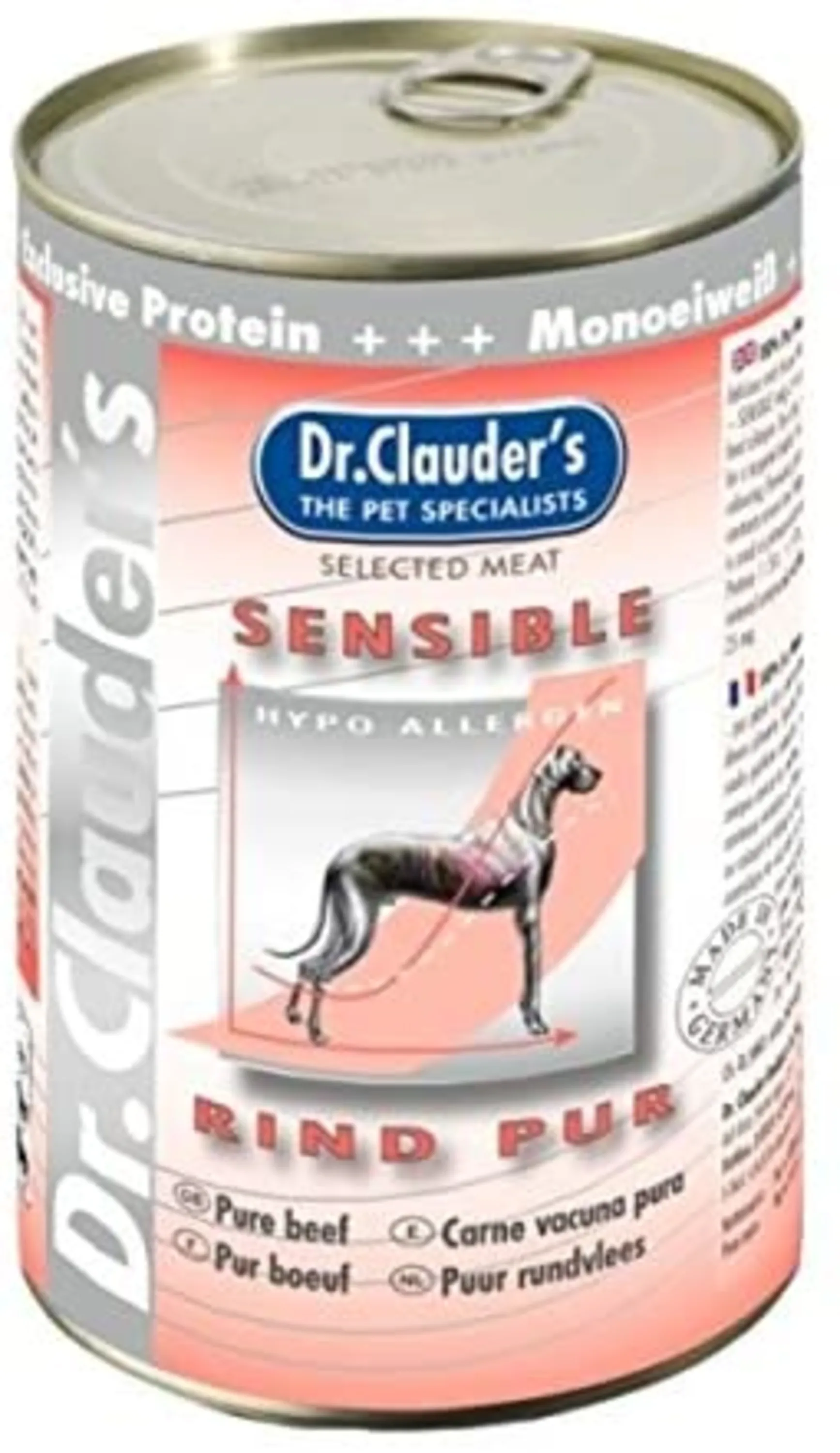 کنسرو سگ دکتر کلادرز حاوی گوشت خالص گوساله کنسرو سگ دکتر کلادرز حاوی گوشت خالص گوساله